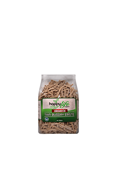 Happylife Organik Tam Buğday Erişte 350 Gr